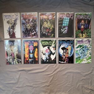 Poison Elves comic lot of 10 - Sirius comics by Drew Hayes - near mint condition
